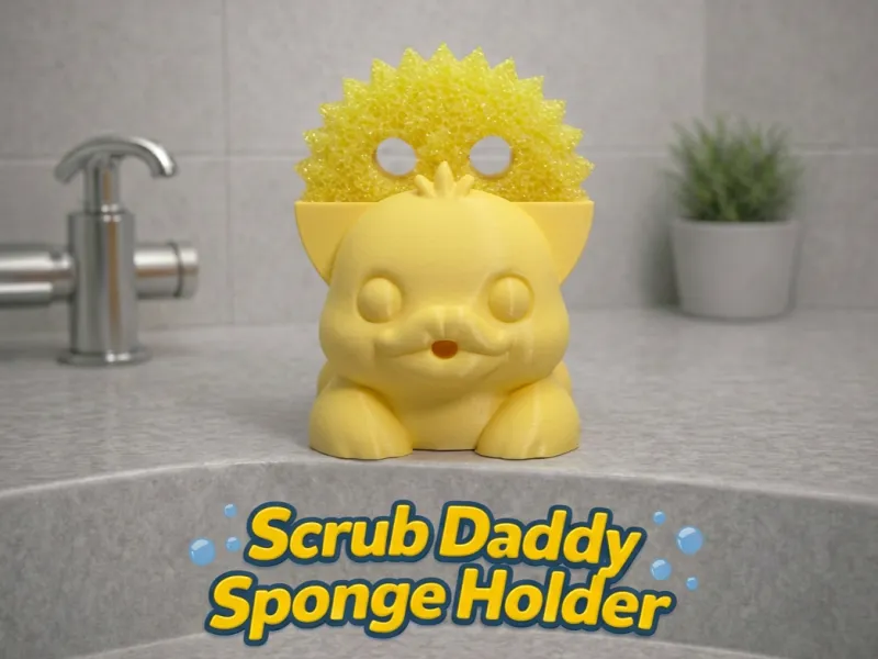 Duckface the Duck Scrub Daddy Holder