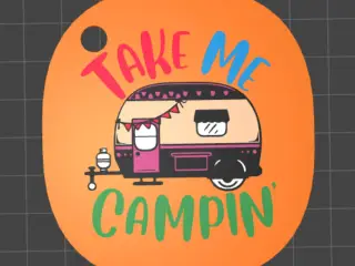 KayChain Camping Lovers "Take Me Campin'"