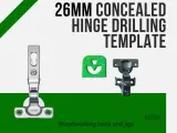 26mm Concealed Hinge Drilling Template-0