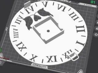 Wall Clock - 210mm - Modified Hook