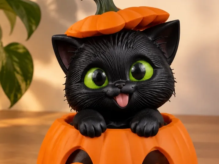 Pumpkin Kitty