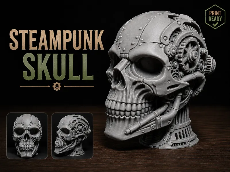 Steampunk Skull