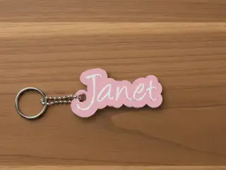 Janet keychain  - llavero