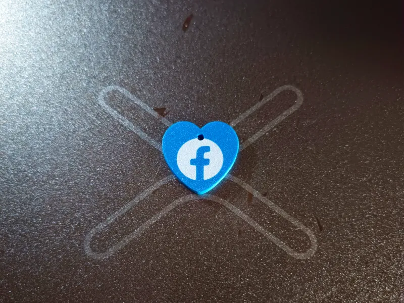 Facebook 3B Anahtarlık