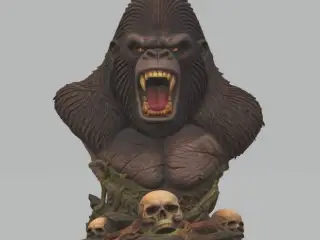Gorilla bust