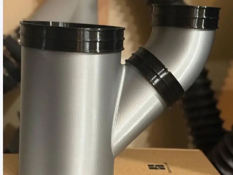 PCV-Formteile 1,75"/45mm Rohrformteile für Staubabsaugung + Zubehör