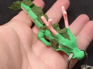 Articulated Little Shenron Keyring