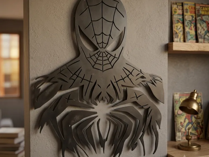 silueta spiderman