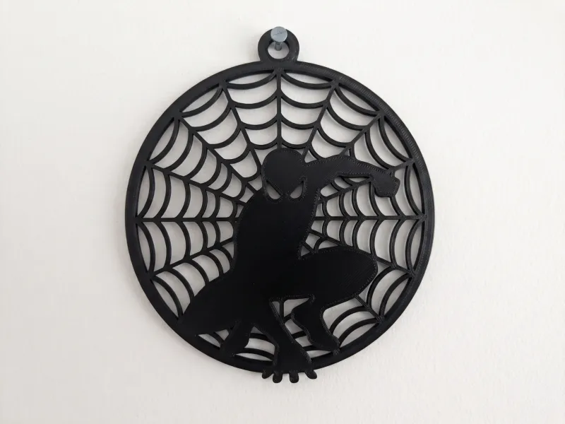 Spiderman Wall Art Circular - Home Decor - Ornament