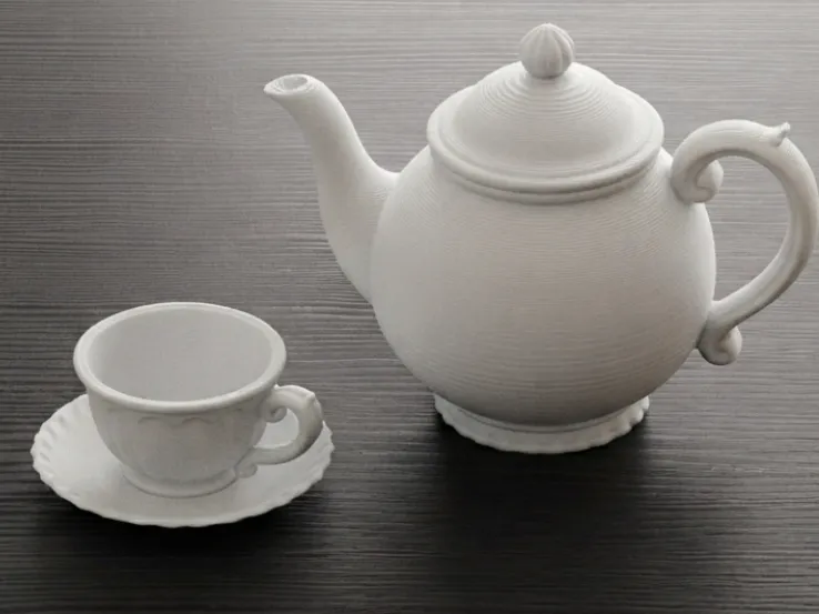 Teapot and Cup Miniature
