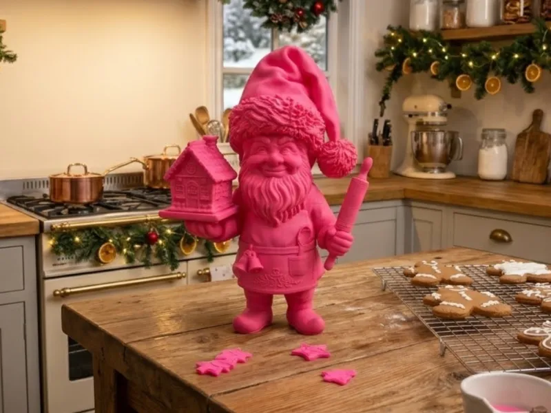Christmas Gnome / Dwarf Baker