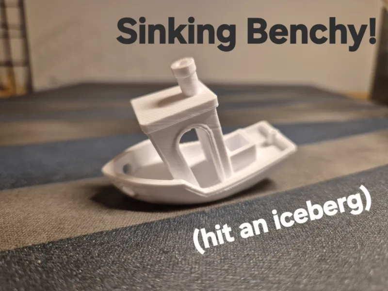 Tek ve biricik batan Benchy !