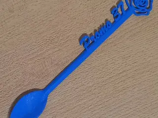 Cuchara larga de Rosa
