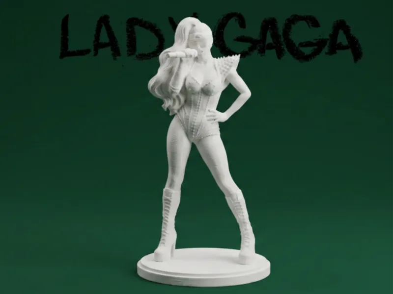 Lady Gaga – Stylized Pop Icon Figurine