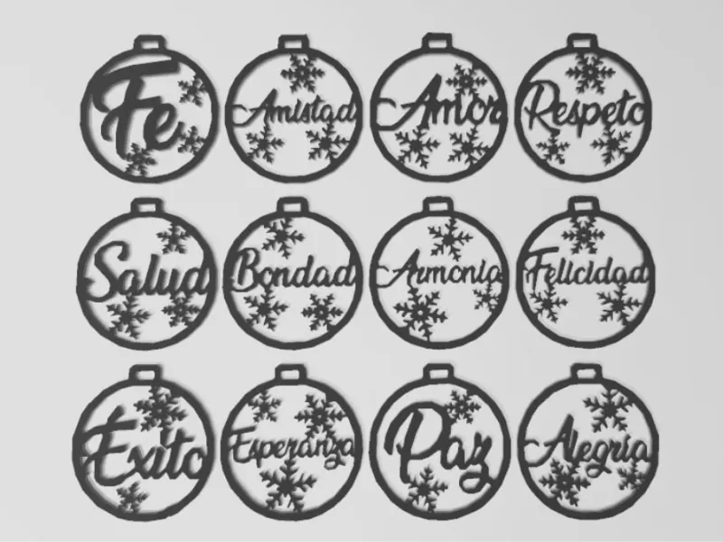 Esferas de navidad