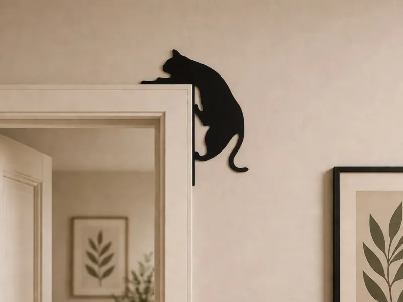 WallArt - Cat Door 001