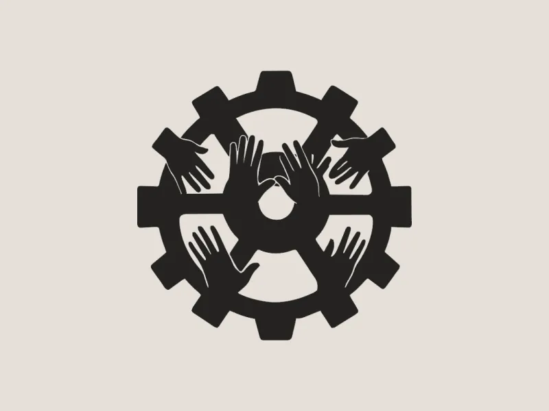 Workers' Day Unity Gear Art - 3D Printable