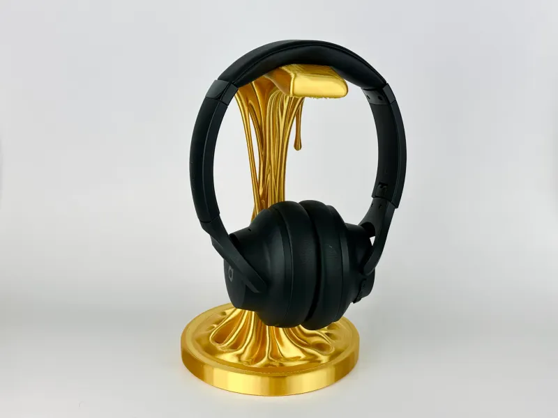 Melting Gold Headphone Stand