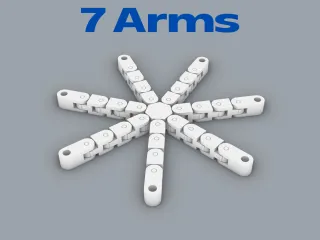 Snap-Clip Fidget | Print-in-Place | Branches | Small Size