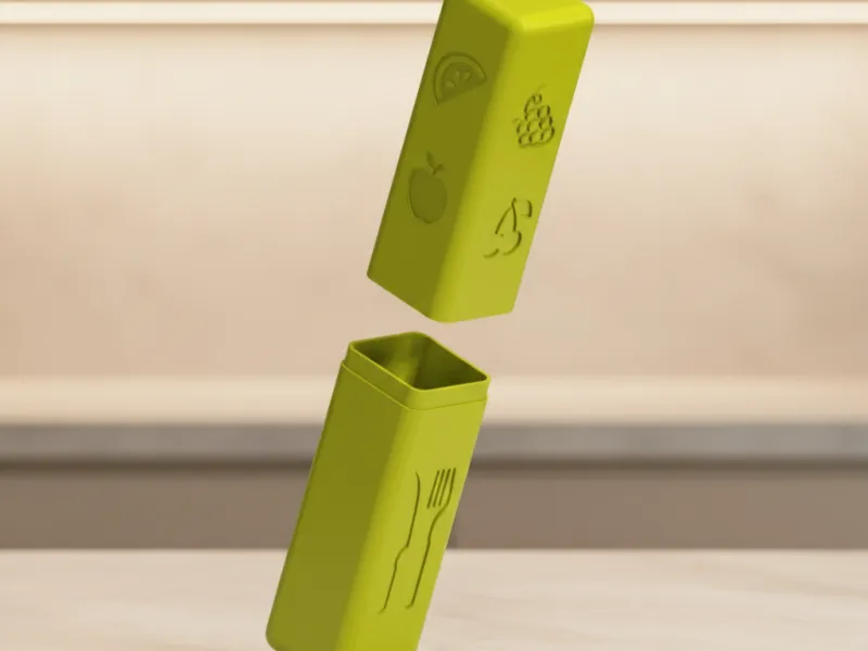 3D Printed Cutlery Case