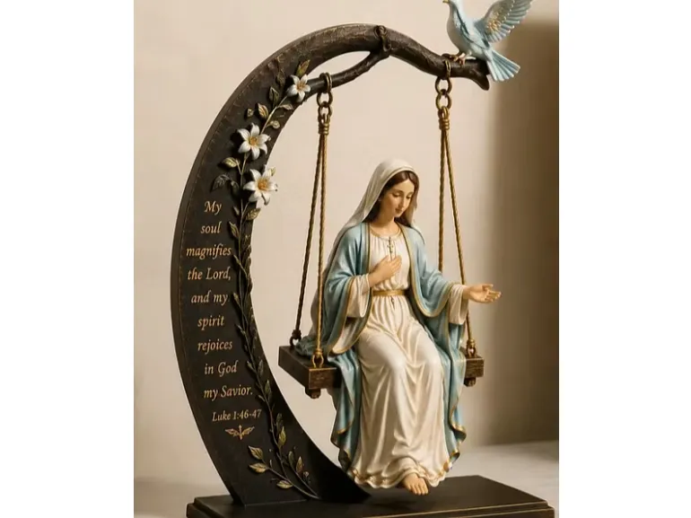Mutter Gottes auf der Schaukel
