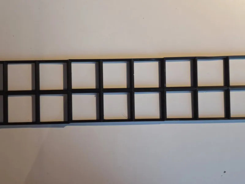 Gridfinity 9x2 Baseplate (Split for A1 Mini)