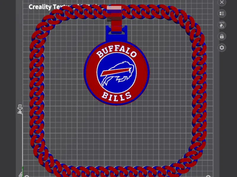 BUFFALO BILLS COIN BIG CHAIN