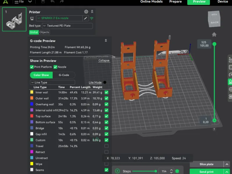 wall mount low-filament bracketsv2