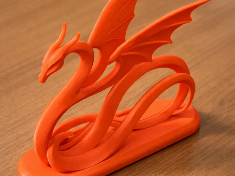 Serpent Dragon Modern Sculpture