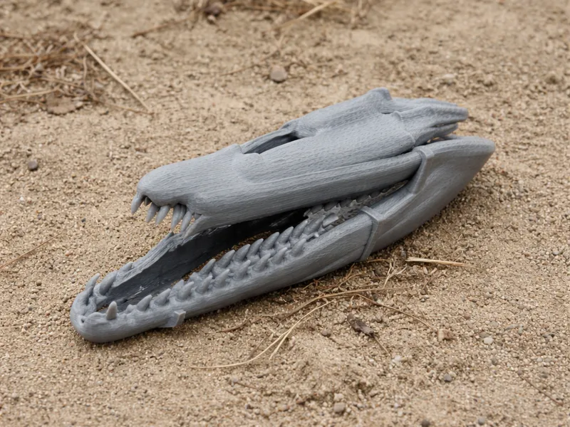 Mosasaurus Skull