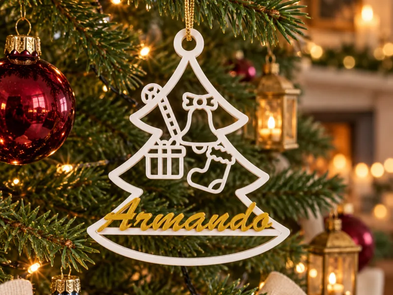 ツリー型クリスマスオーナメント「アルマンド」