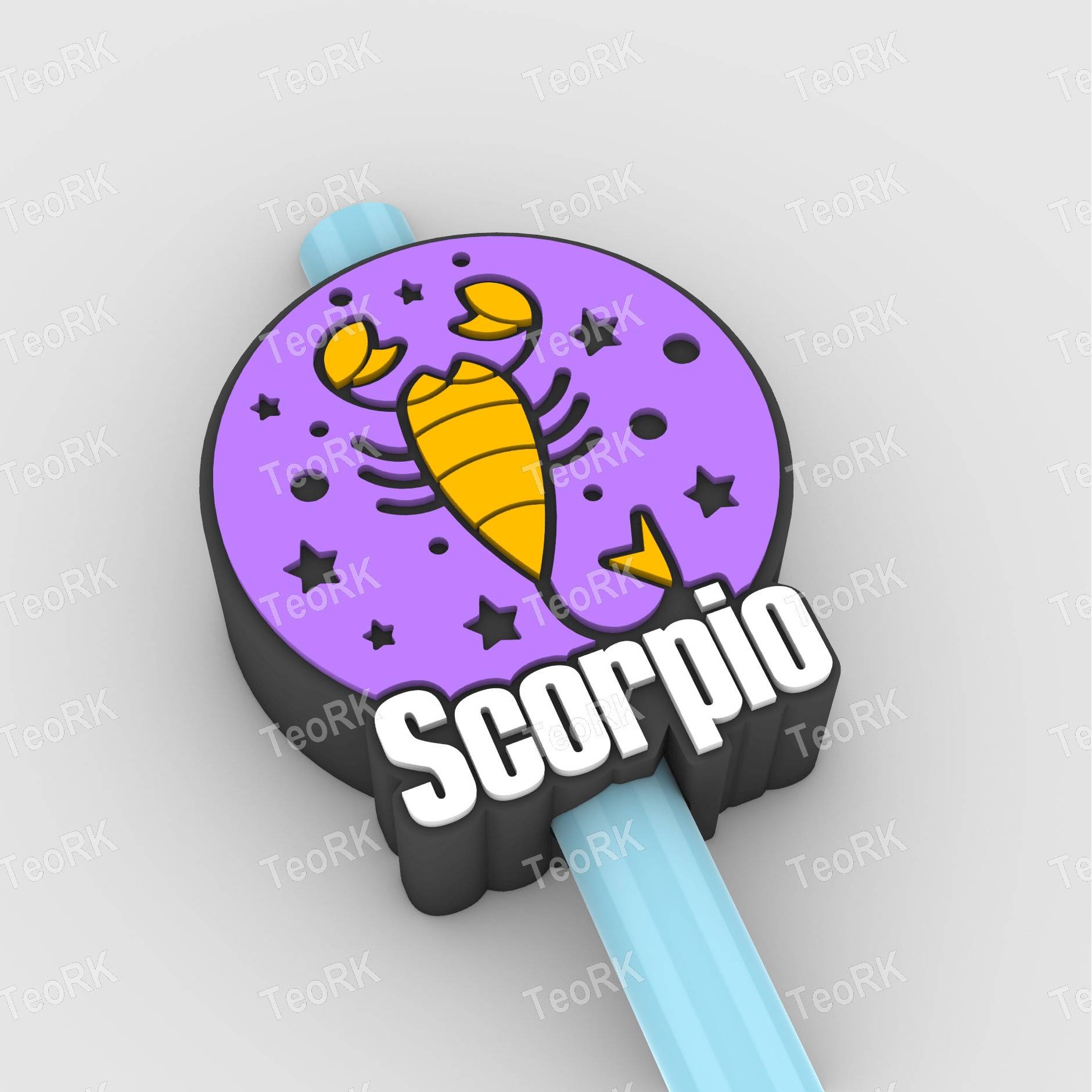 Straw Topper scorpio - signs of the zodiac - horoscope