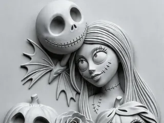 Jack Skellington wall ornament
