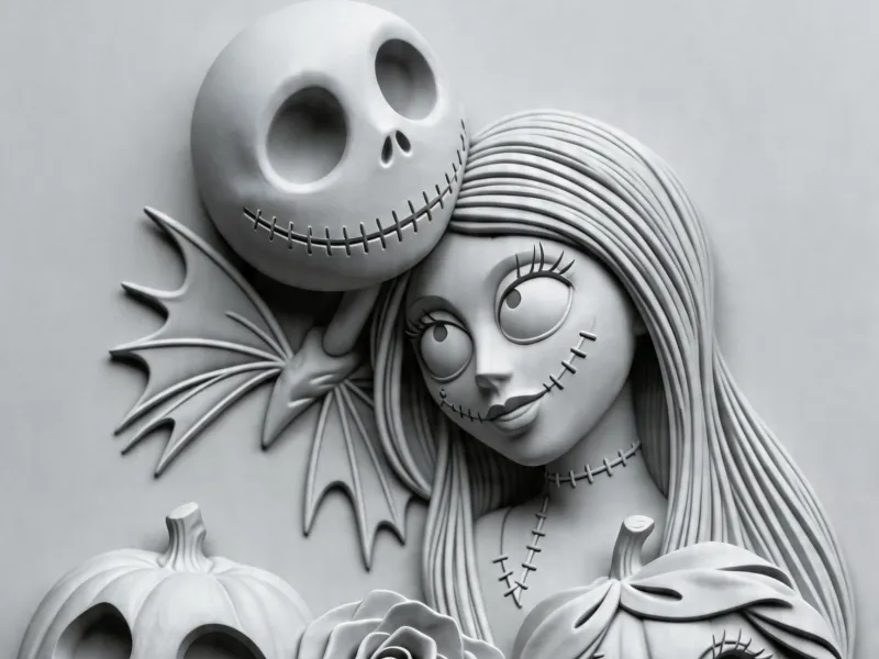 Jack Skellington wall ornament