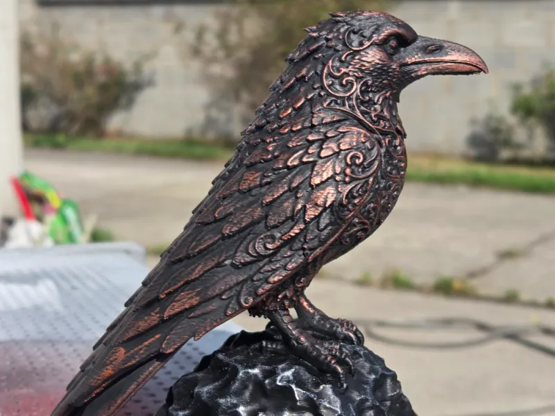 Raven Statue
