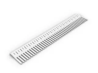 2In1 Comb with Built-In Ruler