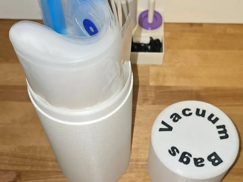 Filament Vacuum Bag Canister
