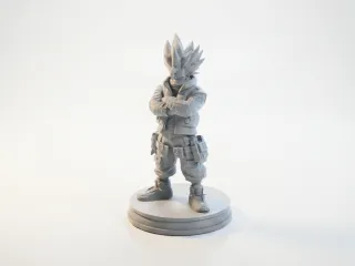 Street Vegeta Figurine Anime Collectible 3D Printable