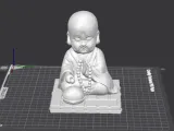 Buddhist Monk Statue-0