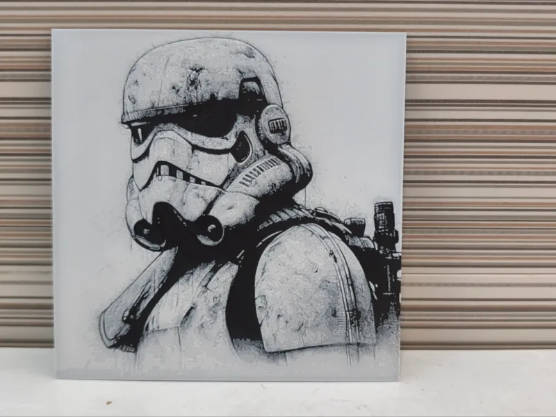Stormtrooper HueForge – Patrula Imperială de Perete