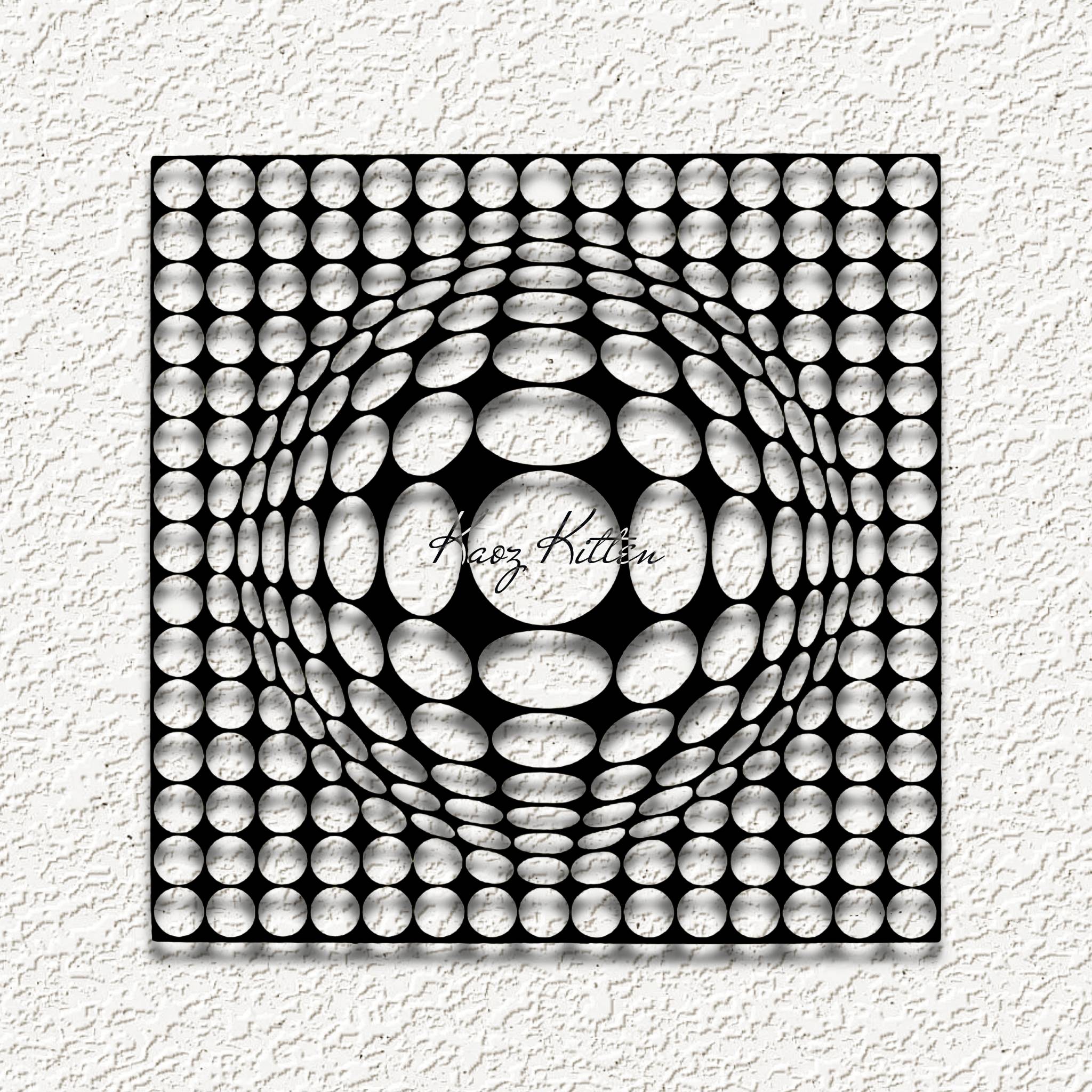 3d optical illusion sphere wall art home decor
