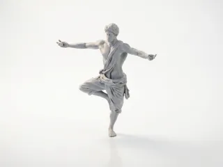 Yoga Man Figurine Meditation Statue 3D Printable