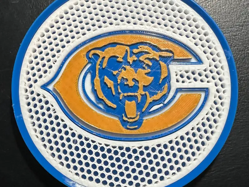Sous-verres empilables des Chicago Bears