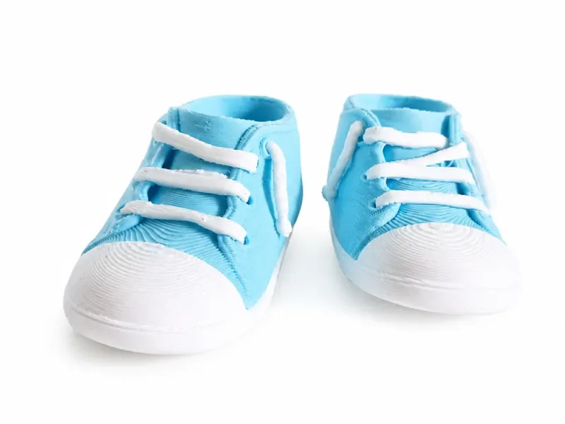 Sapatos de cupcake para chá de bebê
