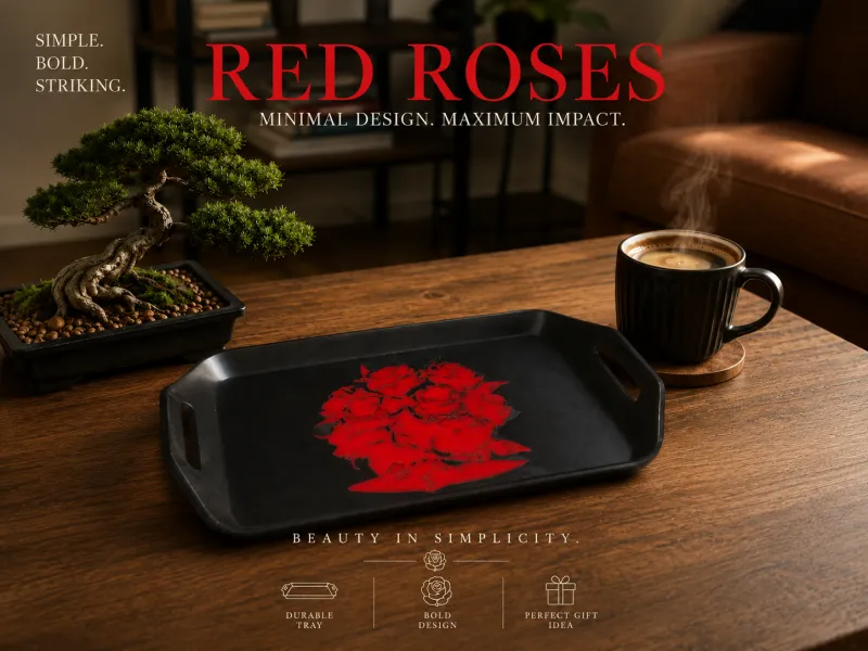 Bandeja de Rosas Vermelhas