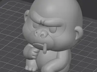 Gorilla taking a break
