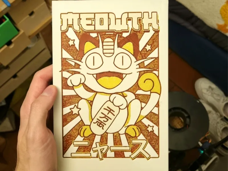 Meowth maneki neko Portrait