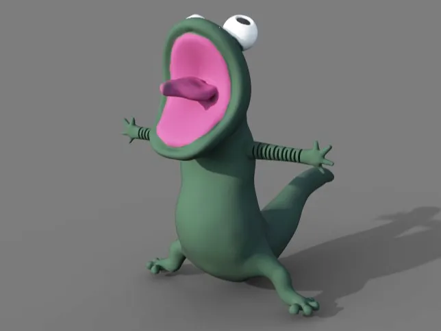 Lizard Hoppers | Funny Flexible Cartoon Lizard | Articulated