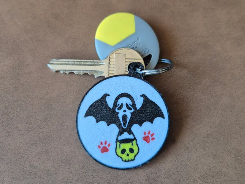 Schlüsselanhänger Ghostface Fledermaus Halloween
