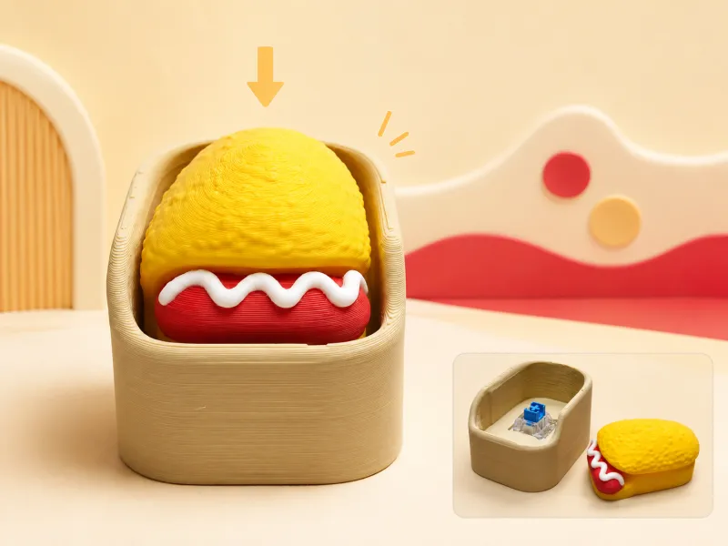 Chicken Cutlet Hot Dog Clicker